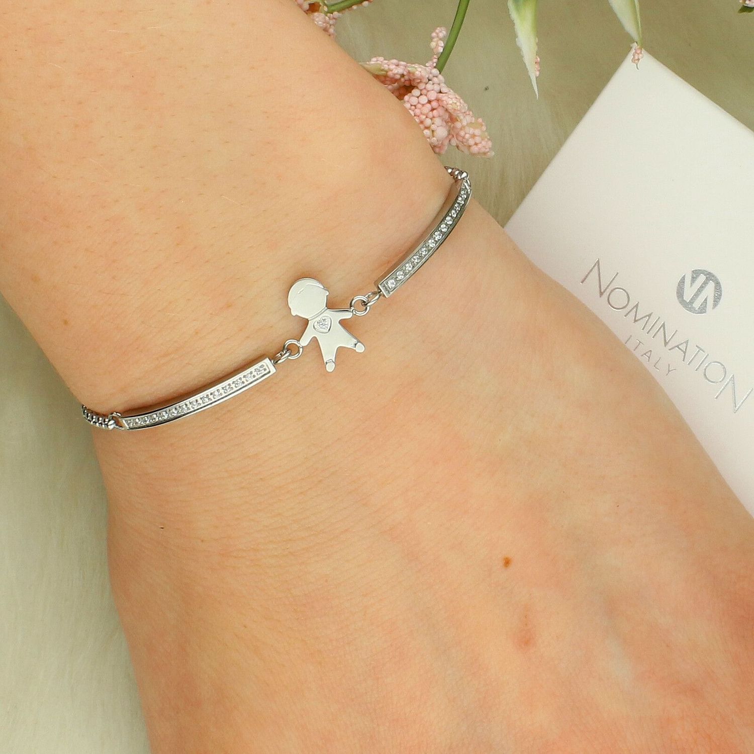 Bransoletka Milleluci Chłopiec – 028016 027 - stal nierdzewna, srebrna, regulowanads.jpg